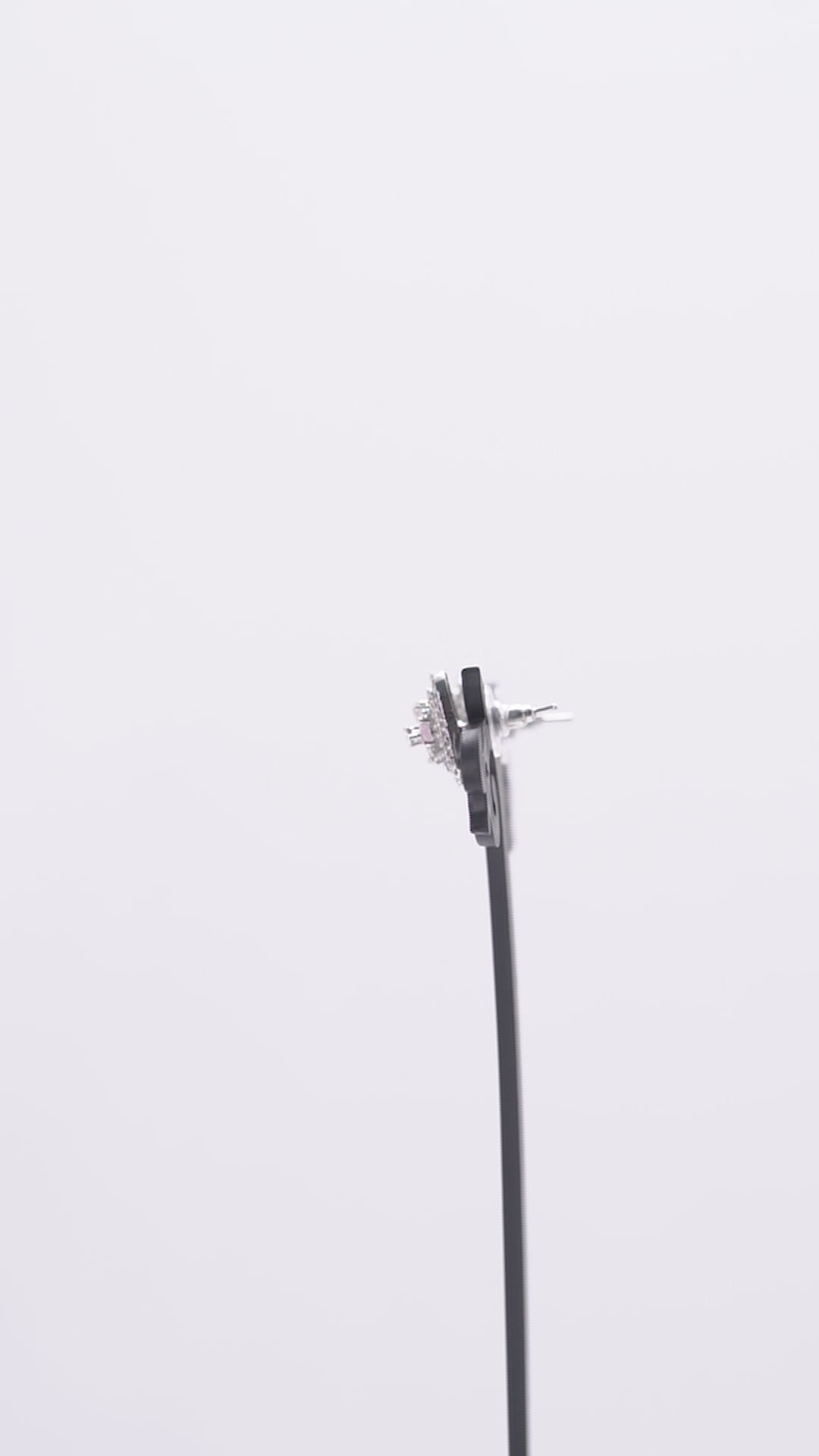Ziyan Kobi Pink American Diamond Stud