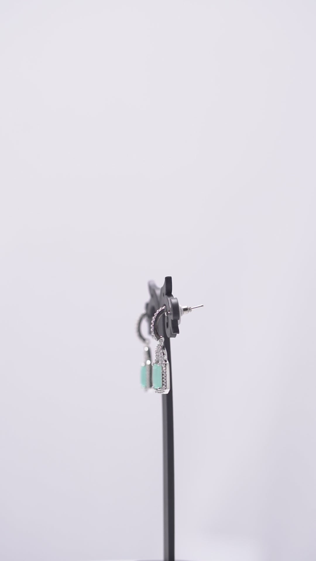 Ziyan Chateau Green American Diamond Stud