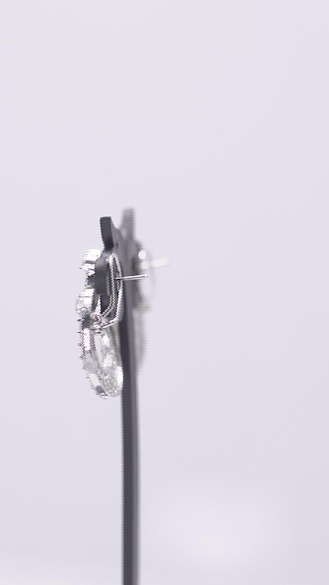 Ziyan silver american diamond studs