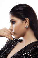Ziyan Eton Green American Diamond Stud