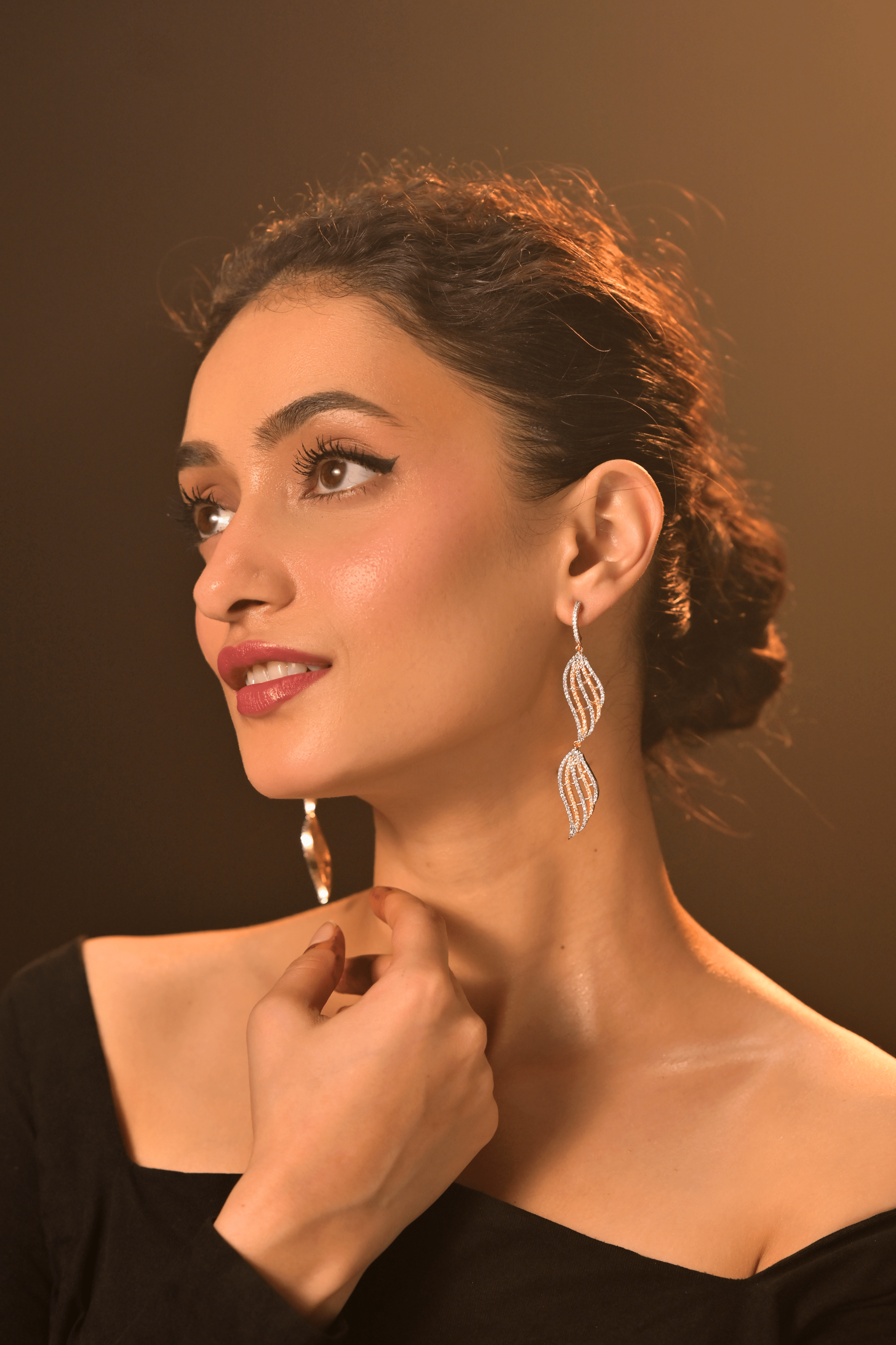 Ziyan Citrine Sunshine earrings
