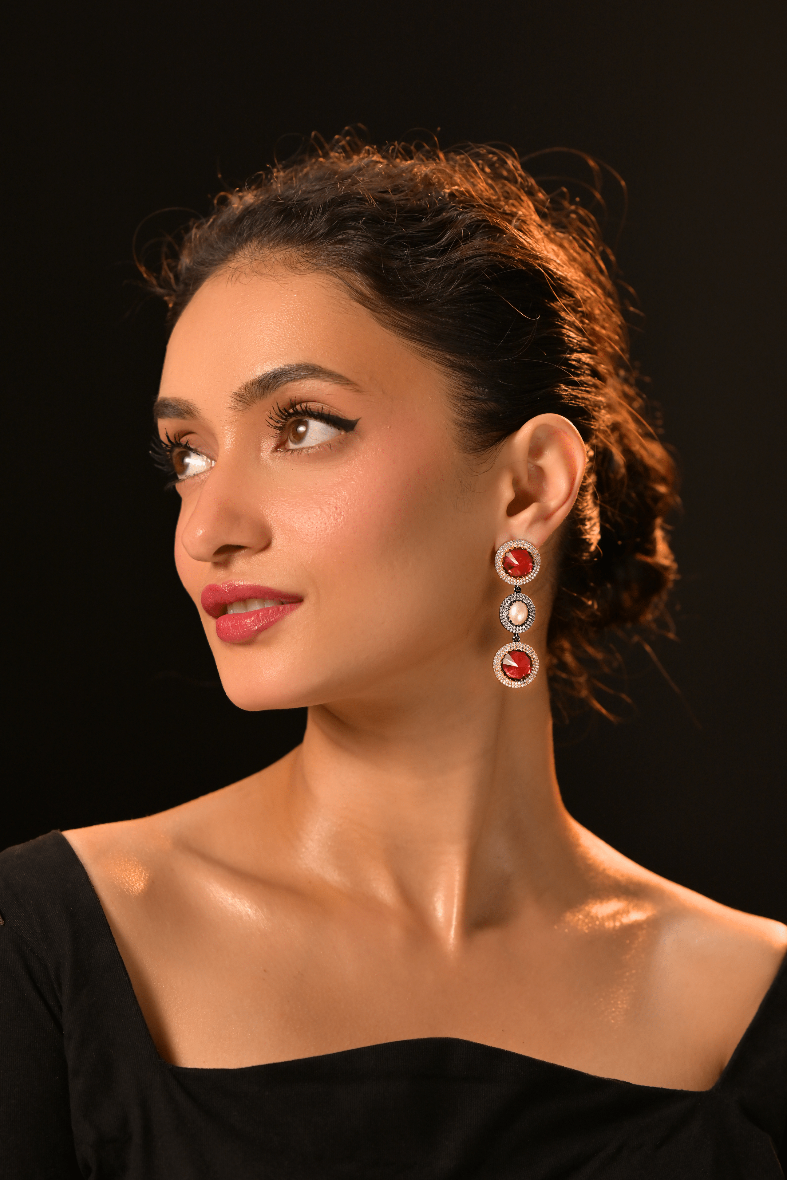 Rounded Elegance Hoops