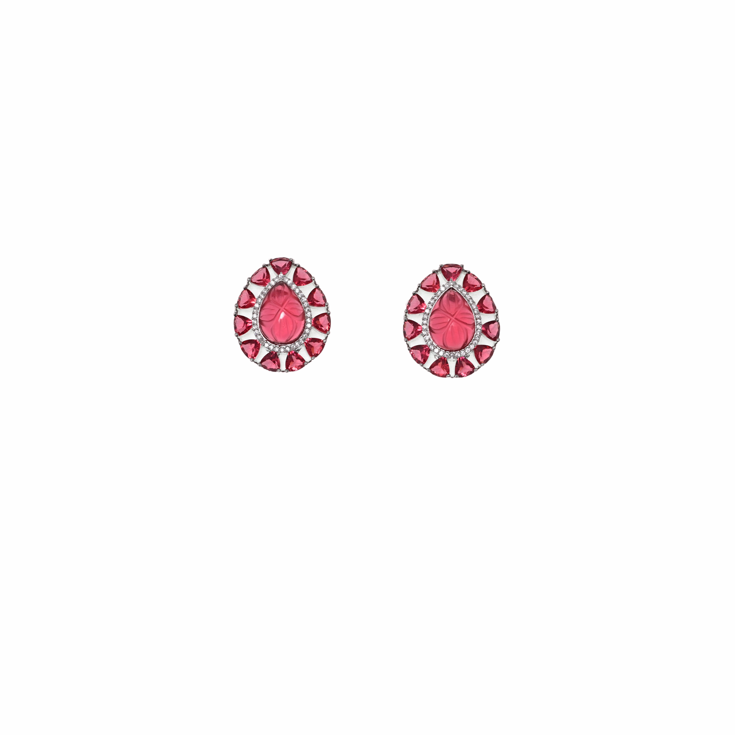 Ziyan Classic Pearl Red Studs