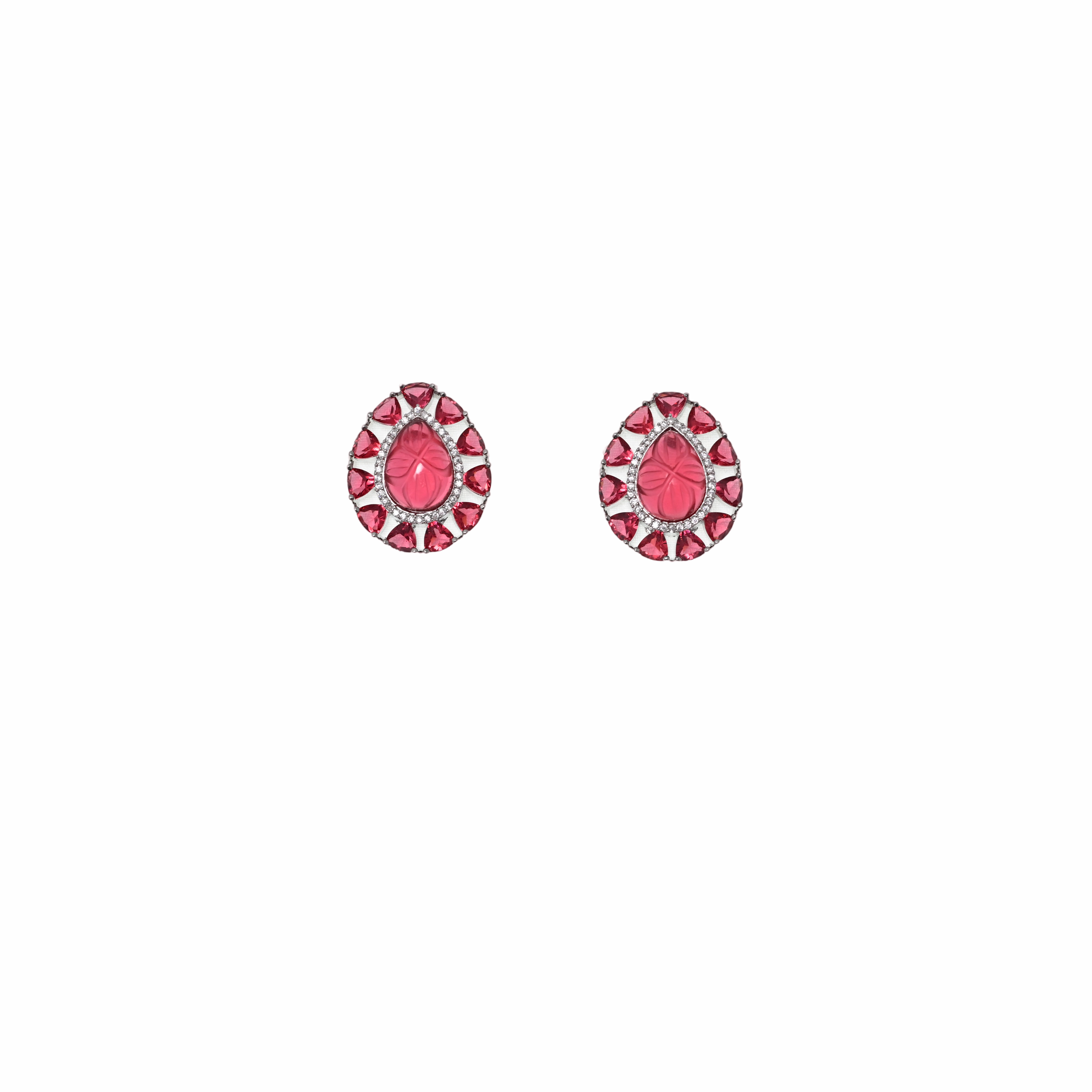 Ziyan Classic Pearl Red Studs