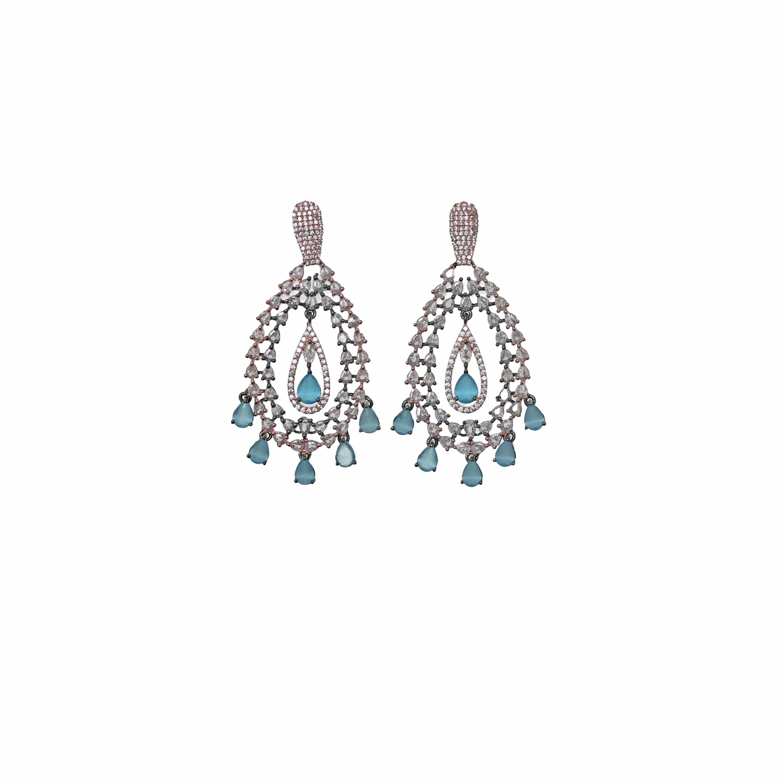 Crystal Cascade Earrings
