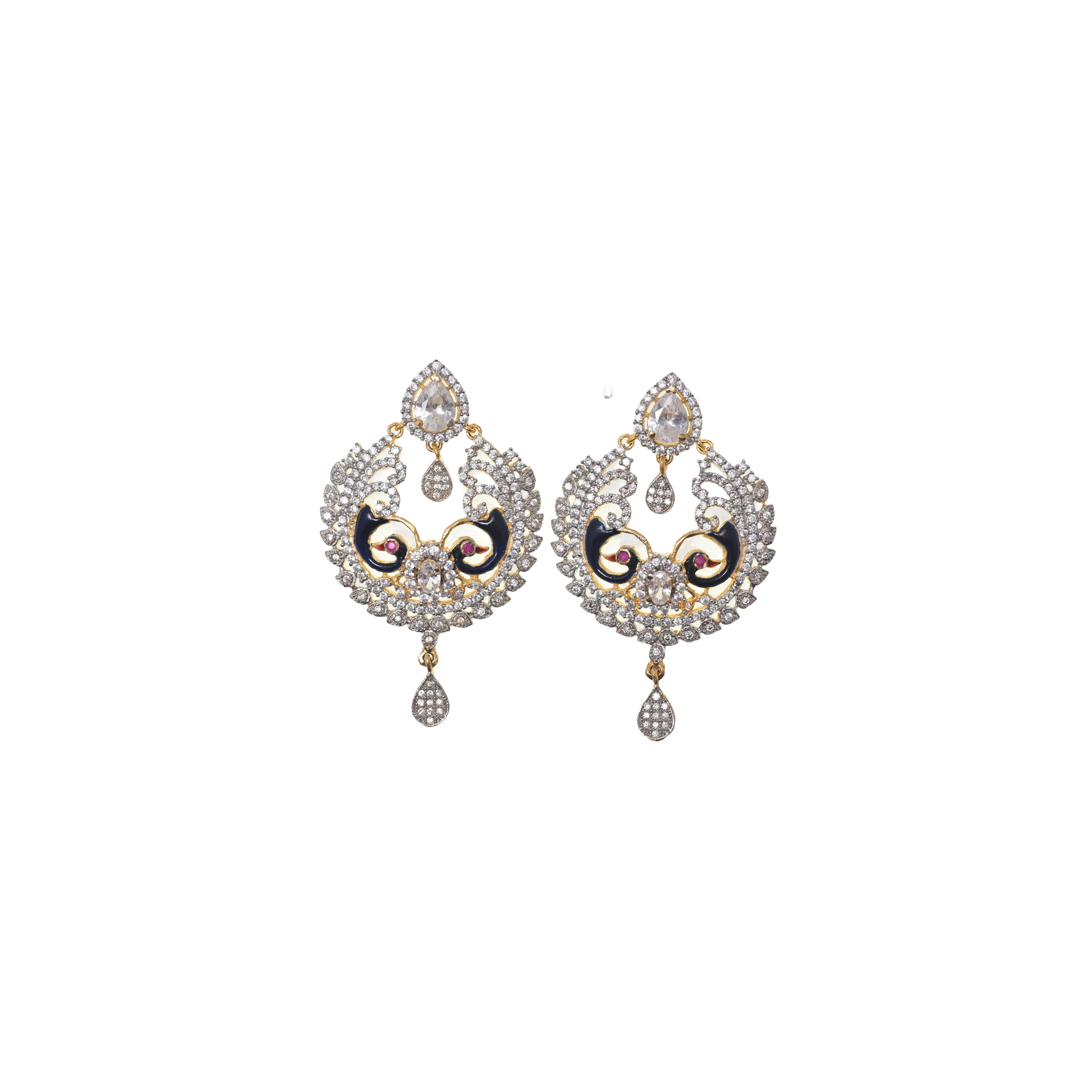 Ziyan Double Tourmaline Elegance Earrings