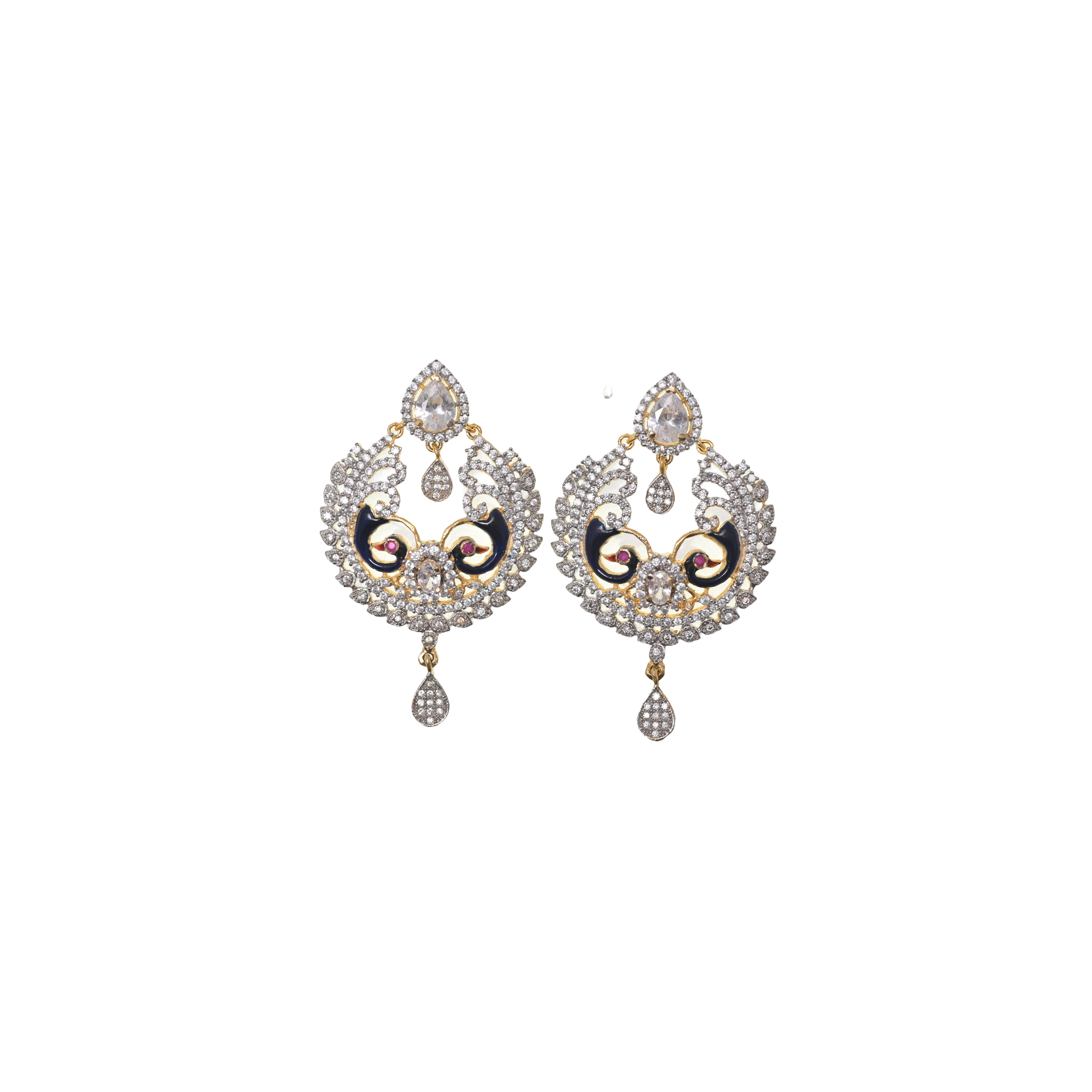 Ziyan Double Tourmaline Elegance Earrings