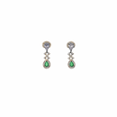 Ziyan Crystal American Diamond Hoops