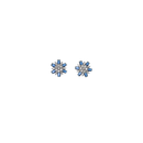 Ziyan Lapis Blue American Diamond Stud