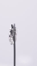Ziyan silver american diamond studs